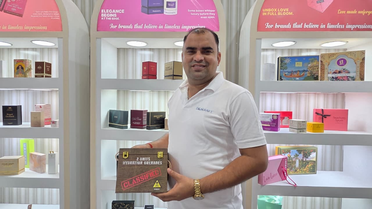 The company's promotional packaging concepts attracted the most attention at the stall 